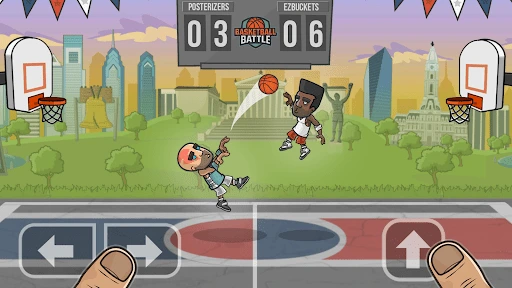 Gameplay screenshot 1 from Basketball Battle - Sports game
