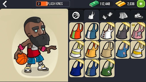 Gameplay screenshot 2 from Basketball Battle - Sports game